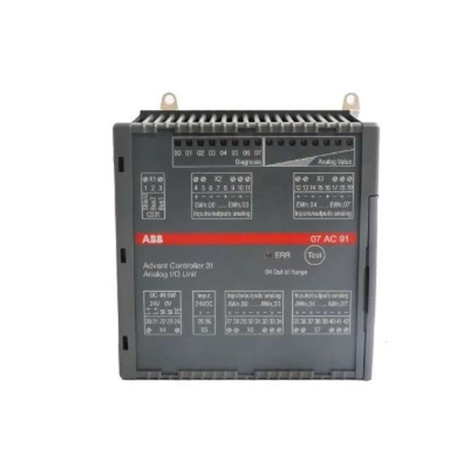 ABB 07 AC 91 Analog Input/Output Module | 16-Channel CS31 System Remote Unit