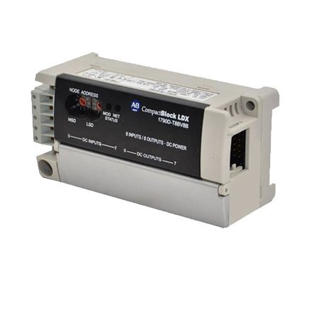 Allen-Bradley 1790D-T8BV8B CompactBlock LDX DeviceNet I/O Base Module