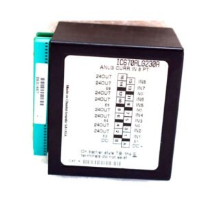 GE Fanuc IC670ALG230 Field Control Analog Input Module | 8-Channel 0-20mA/4-20mA | 12-Bit Resolution