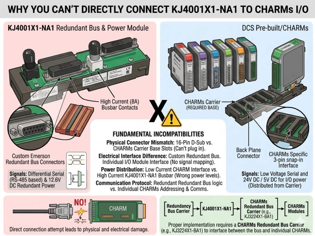 Emerson DeltaV KJ4001X1-NA1 vs. CHARMs: Connectivity Guide