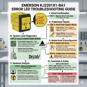 Emerson KJ2201X1-BA1 Error LED Troubleshooting Guide