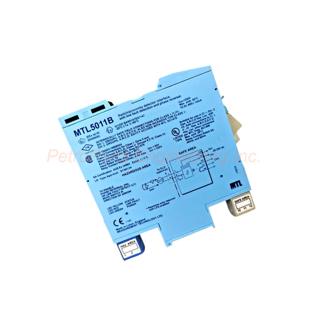 MTL5011B Proximity Detector Repeater | Zone 0 IIC with Line Fault Detect