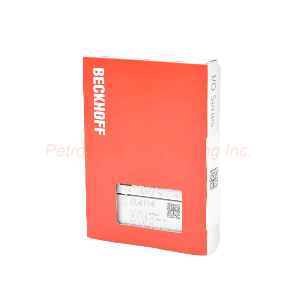 EtherCAT EL4114 | 4-Channel Analog Output Terminal 0-20 mA